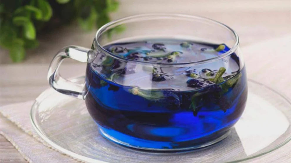 Té azul flor guisante de mariposa infusión