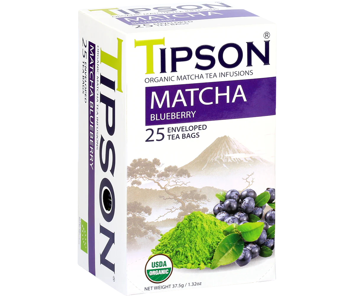 Té Matcha con arandanos Blueberry Tipson x25 Orgánico