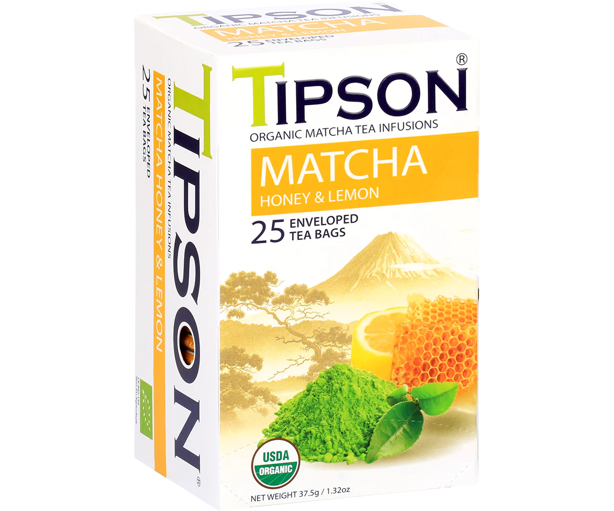 Matcha té con limón y miel X25 Bolsas Orgánico