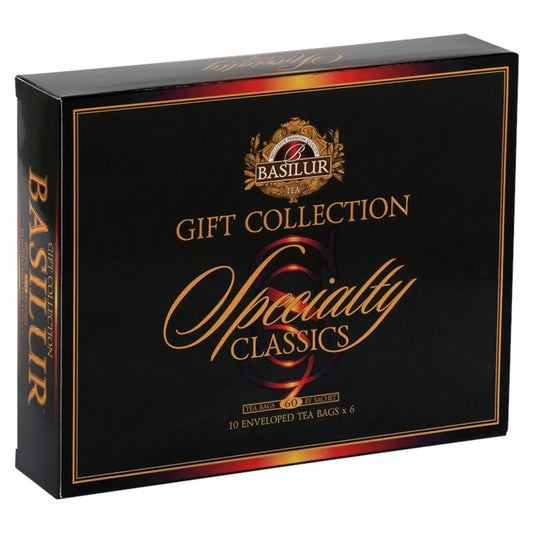 Té Assorted Clásicos Basilur 60 Bolsas – Selección Surtida de Tés Premium